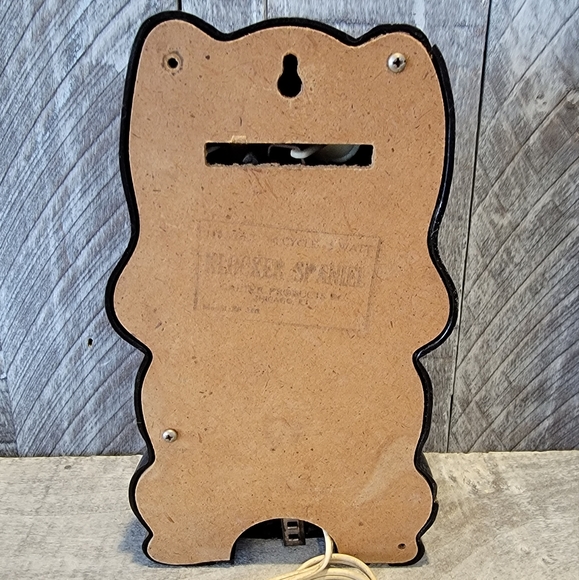 Vintage Klocker Spaniel Dog Wall Clock Animated Moving Eyes - Picture 10 of 10